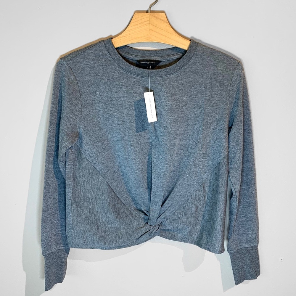 SOLD NEW Banana Republic Twist-Front Sweater Size S NWT